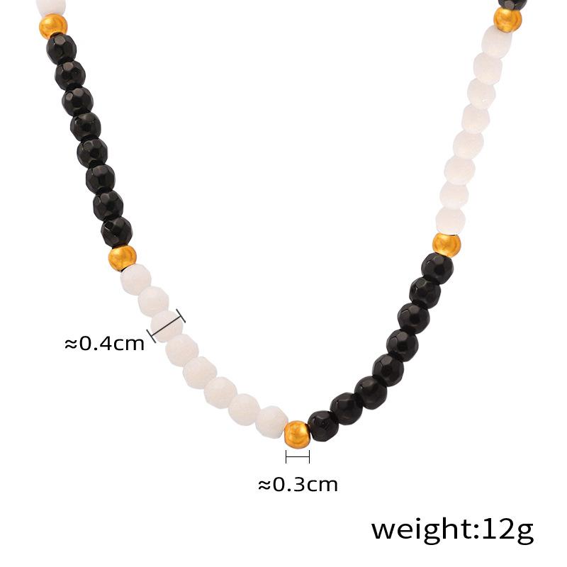 New Retro Light Luxury Handmade Agate Necklace