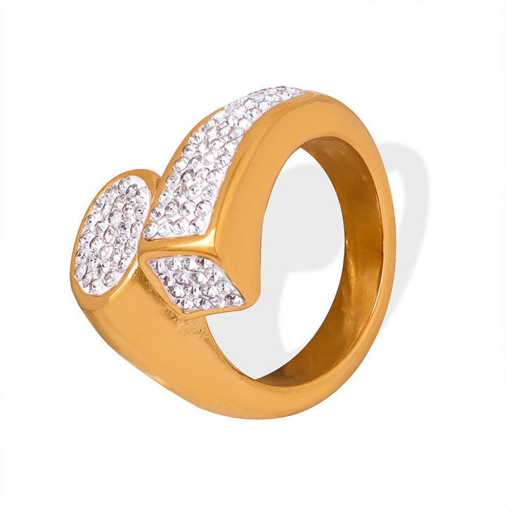 New Designer Geometric Irregular Diamond Ring