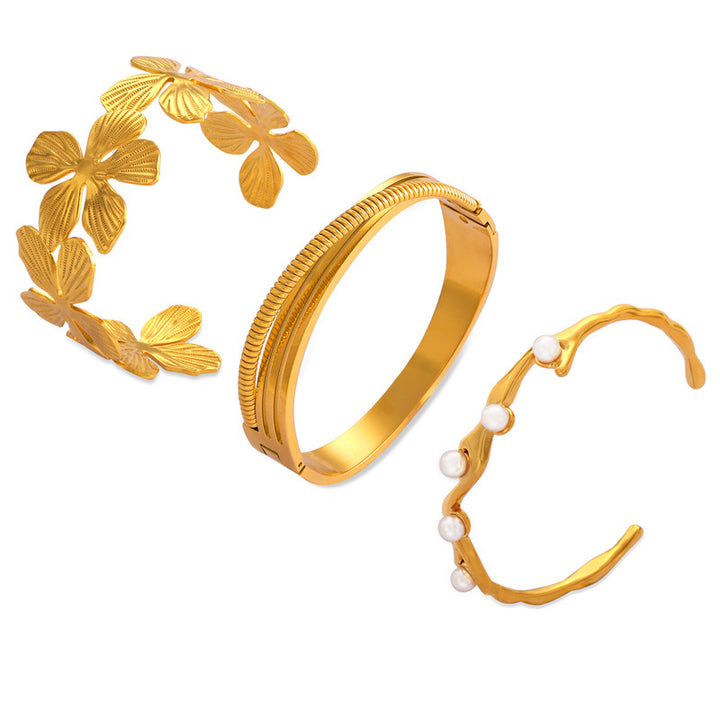 Designer light luxury gold bracelet