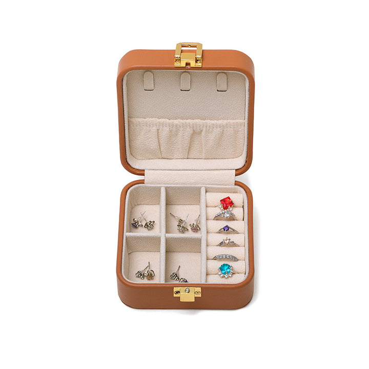 Luxury Portable Jewelry Organizer for Earrings and Rings